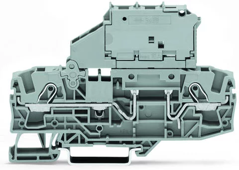 2006-1611 - TOPJOB®S fuse disconnect terminal block; with pivoting fuse holder for 5 x 20 mm fuse; rail mount; 2-conductor; 7.5 mm wide; gray 2006-1611 - TOPJOB®S fuse disconnect terminal block; with pivoting fuse holder for 5 x 20 mm fuse; rail mount; 2-conductor; 7.5 mm wide; gray