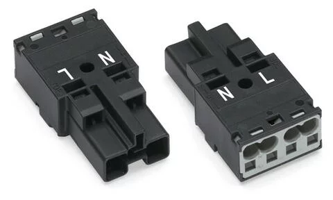 770-212 - Plug; 2-pole; 4,00 mm²; black