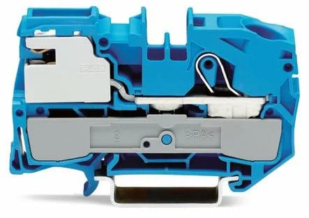 2016-7114 - 1-conductor N-disconnect terminal block; 16 mm²; Push-in CAGE CLAMP®; 16,00 mm²; blue