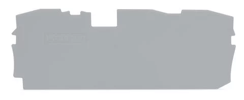 2010-1391 - TOPJOB®S end/intermediate plate; for 2010-13xx series terminal blocks; 1.0 mm wide; gray