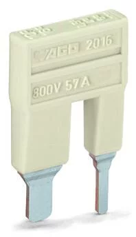 2016-499 - Step-down jumper; from 2016/2010 to 2010/2006/2004/2002 series; insulated; light gray