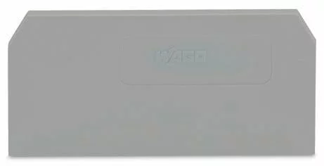279-325 - End and intermediate plate; 2 mm thick; gray