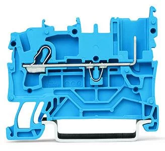 2022-1204/999-953 - 1-conductor/1-pin carrier terminal block; 2.5 mm²; suitable for Ex nA applications; for DIN-rail 35 x 15 and 35 x 7.5; Push-in CAGE CLAMP®; 2,50 mm²; blue