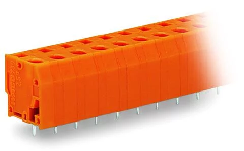 739-235 - PCB terminal block; 2.5 mm²; Pin spacing 7.62 mm; 5-pole; CAGE CLAMP®; 2,50 mm²; orange