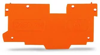 769-306 - End and intermediate plate; 1.1 mm thick; orange 769-306 - End and intermediate plate; 1.1 mm thick; orange