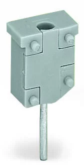 249-137 - Test plug module; without locking device; modular; for 2-conductor terminal blocks; gray