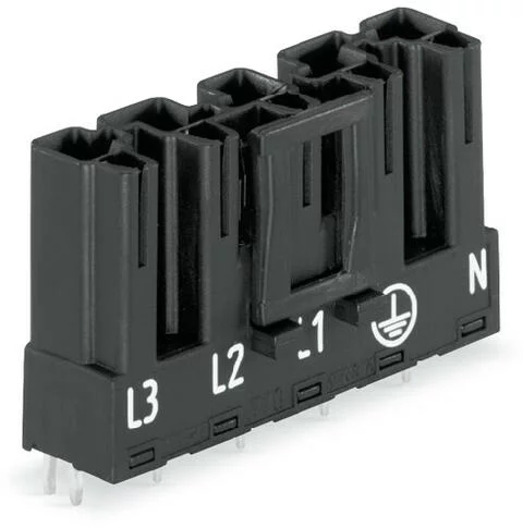 770-815 - Plug for PCBs; straight; 5-pole; Cod. A; black 770-815 - Plug for PCBs; straight; 5-pole; Cod. A; black