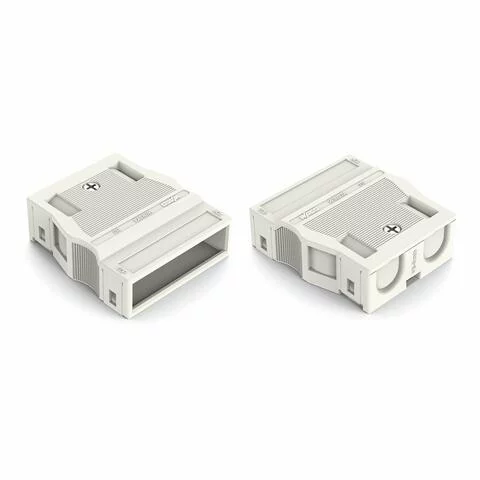 770-514/023-000 - Strain relief housing; 4-pole; for 2 cables; 5.0 … 9.0 mm; 55 mm; white