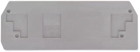 283-354 - End and intermediate plate; 2.5 mm thick; light gray