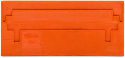 284-329 - Separator plate; 2 mm thick; oversized; orange