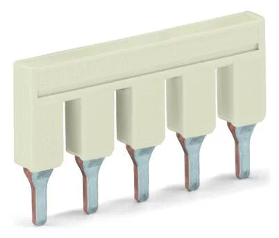 2006-405 - Push-in type jumper bar; insulated; 5-way; Nominal current 41 A