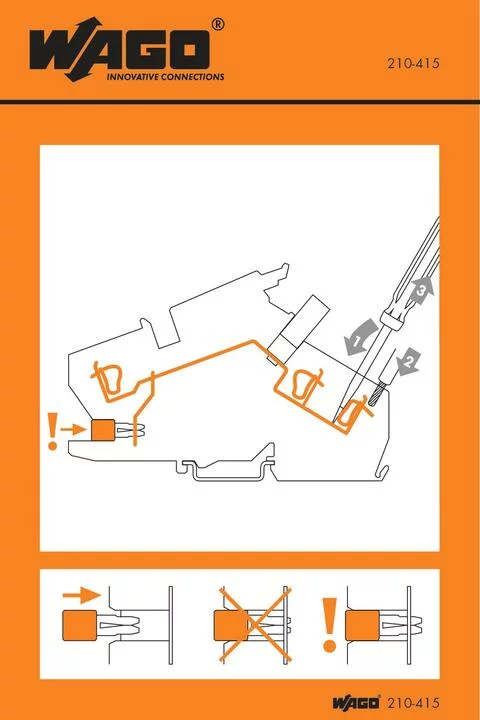 210-415 - Stickers for operating instructions