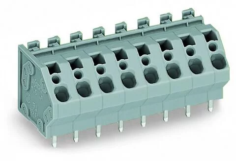 745-162 - PCB terminal block; 4 mm²; Pin spacing 7.5 mm; 12-pole; CAGE CLAMP®; commoning option; 4,00 mm²; gray