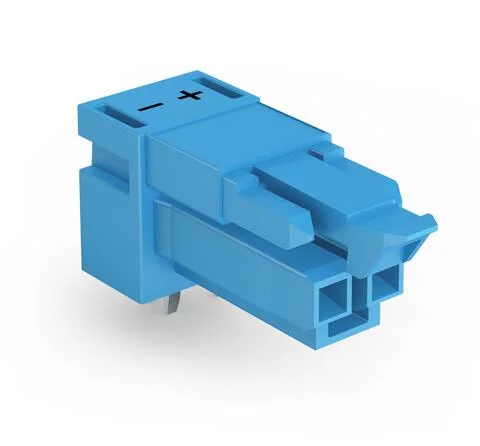 890-3102/011-000 - Socket for PCBs; angled; 2-pole; Cod. I; blue