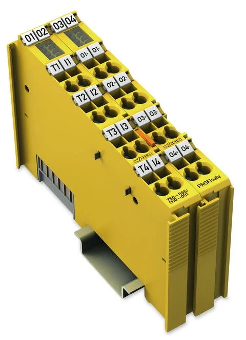 750-665/000-001 - Fail-safe 4/4 channel digital input/output; 24 VDC; 0.5 A; PROFIsafe