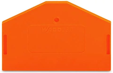 280-313 - End and intermediate plate; 2.5 mm thick; orange