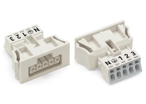 890-725/006-000 - WINSTA® through-panel socket (female); MINI; snap-in; 1/2/3/4/5 marking; 5-pole; white; without locking latch 890-725/006-000 - WINSTA® through-panel socket (female); MINI; snap-in; 1/2/3/4/5 marking; 5-pole; white; without locking latch
