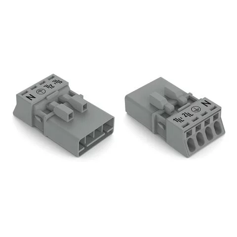 890-254/060-000 - Plug; 4-pole; 1,50 mm²; gray 890-254/060-000 - Plug; 4-pole; 1,50 mm²; gray