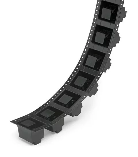 236-405/334-604/997-406 - THR PCB terminal block; 2.5 mm²; Pin spacing 5 mm; 5-pole; CAGE CLAMP®; in tape-and-reel packaging; commoning option; 2,50 mm²; black