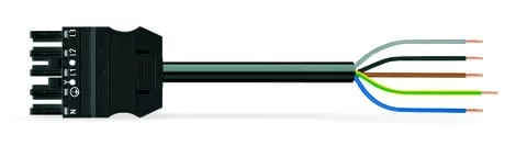 771-9395/166-101 - pre-assembled connecting cable; Cca; Socket/open-ended; 5-pole; Cod. A; H05Z1Z1-F 5G 1.5 mm²; 1 m; 1,50 mm² 771-9395/166-101 - pre-assembled connecting cable; Cca; Socket/open-ended; 5-pole; Cod. A; H05Z1Z1-F 5G 1.5 mm²; 1 m; 1,50 mm²