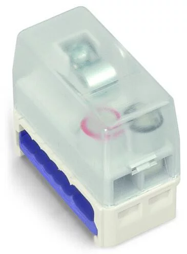 893-261 - Supply module; for flat cable; 5 x 2.5 mm² + 2 x 1.5 mm²; 2-pole; gray