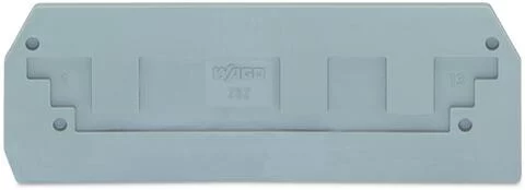 282-308 - End plate; 2.5 mm thick; gray
