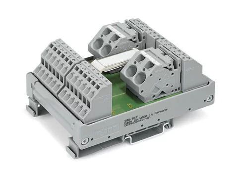 288-867 - Potential distribution module; 4 potentials; with 6 connection points each