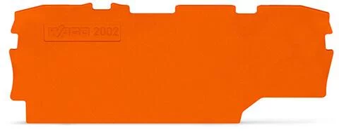 2002-1992 - TOPJOB®S end/intermediate plate; for 2002-19xx series terminal blocks; 1.0 mm wide; orange