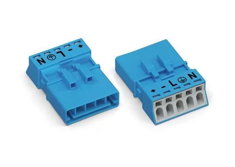 890-1115 - Plug; 5-pole; 1,50 mm²; blue
