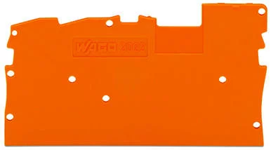 2022-1392 - End and intermediate plate; 1 mm thick; orange