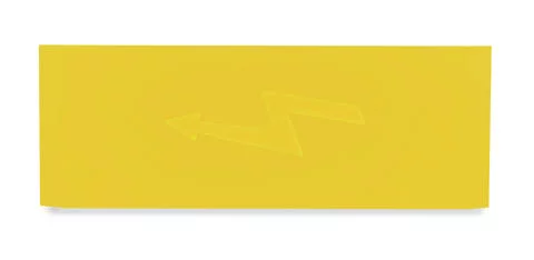 883-7086 - Protective warning marker; with high-voltage symbol; yellow 883-7086 - Protective warning marker; with high-voltage symbol; yellow