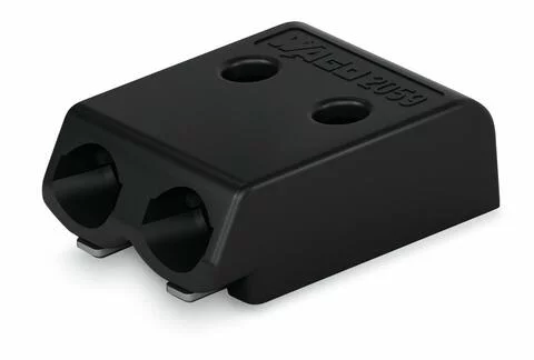 2059-322/998-403 - SMD PCB terminal block; PUSH WIRE; AWG 26 - 22; Pin spacing 3 mm; 2-pole; in tape-and-reel packaging; black