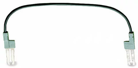 249-127 - Push-in type wire jumper; 0.75 mm²; insulated; 250 mm long; black