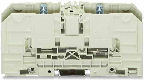 400-490/490-002 - Stud terminal block; 70 mm²; with 2 stud bolts M8; 70,00 mm²; light gray