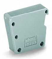249-148 - B-type spacer module; modular; e.g., for bridging commoned terminal blocks; gray