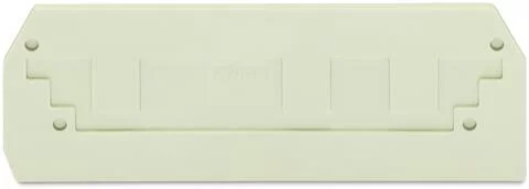 282-341 - End and intermediate plate; 2.5 mm thick; light gray