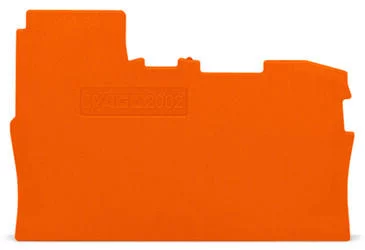 2002-7192 - TOPJOB®S end/intermediate plate; for 2002-71xx series terminal blocks; 0.8 mm wide; orange