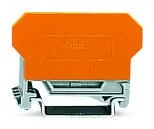280-619 - Terminal block for pluggable modules; 6-pole; with 2-conductor terminal blocks; with orange separator; for DIN-rail 35 x 15 and 35 x 7.5; 2.5 mm²; CAGE CLAMP®; 2,50 mm²; gray