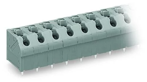 250-611 - PCB terminal block; push-button; 1.5 mm²; Pin spacing 7.5 mm; 11-pole; Push-in CAGE CLAMP®; 1,50 mm²; gray