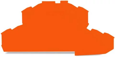 2002-2492 - TOPJOB®S end/intermediate plate; for 2002-24xx series terminal blocks; 0.8 mm wide; orange