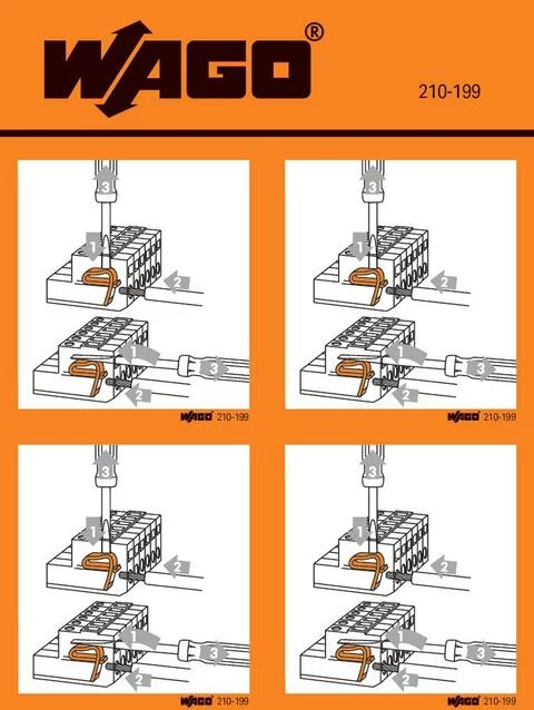 210-199 - Stickers for operating instructions; for MULTI CONNECTION SYSTEM