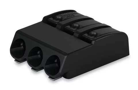 2060-473/998-404 - SMD PCB terminal block; push-button; Push-in CAGE CLAMP; AWG 24 - 18; Pin spacing 4 mm; 3-pole; in tape-and-reel packaging; black