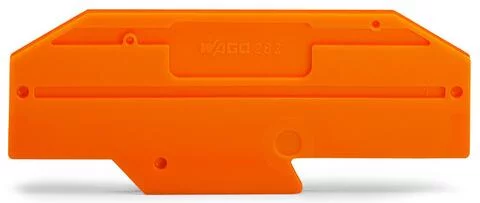 282-333 - End plate; 2 mm thick; orange