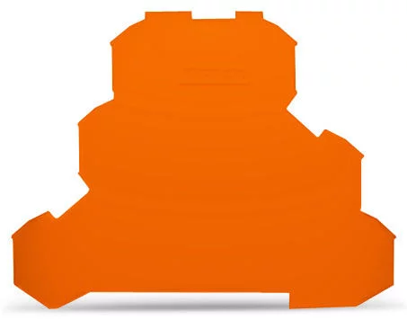 2002-3292 - TOPJOB®S end/intermediate plate; for 2002-32xx series terminal blocks; 0.8 mm wide; orange