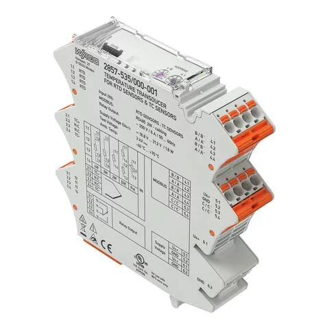 2857-535/000-001 - Temperature signal conditioner; Configuration via software; Supply voltage: 24 VDC