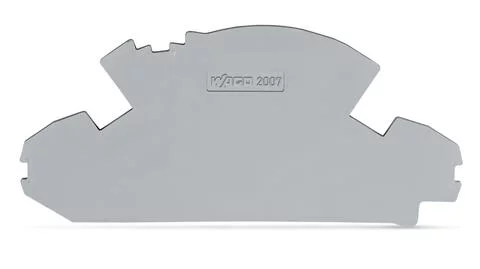 2007-8891 - End plate; 1.5 mm thick; without lock-out seal option; gray
