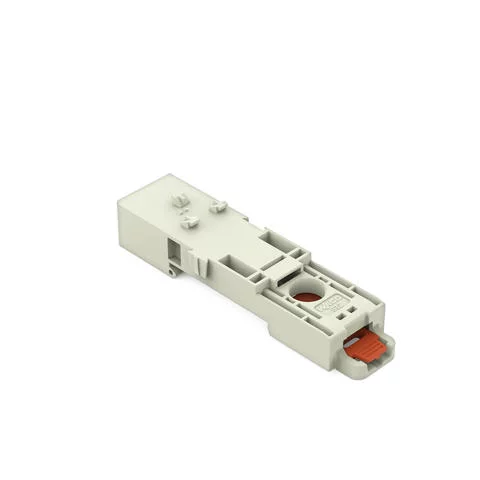 832-1032 - Mounting adapter; for DIN-35 rail/panel mounting; Pin spacing 10.16 mm; light gray