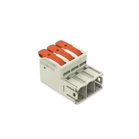 832-1203 - Male connector; Push-in CAGE CLAMP with operating lever; AWG 18 - 4; Pin spacing 10.16 mm; 3-pole