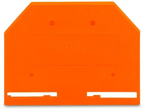 280-302 - End and intermediate plate; 2.5 mm thick; orange