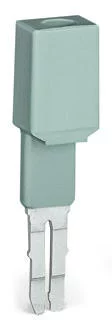 209-170 - Test plug adapter; 8.3 mm wide; for 4 mm Ø test plugs; suitable for 1.5 mm² - 10 mm² tbs; gray
